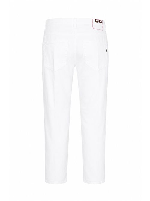 Jeans Brighton carrot in bull fisso bianco DONDUP | UP434 BF0014U PTD000